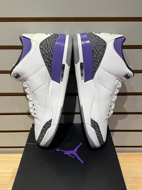 Jordan 3 Retro Dark Iris Sz 14