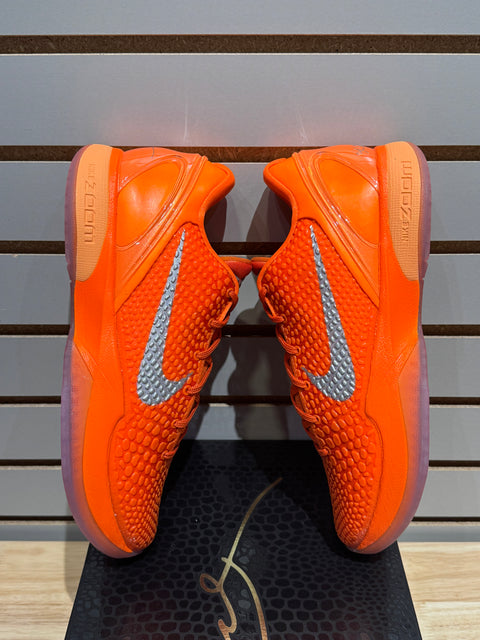 Nike Kobe 6 Protro Total Orange Sz 10.5