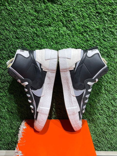 Nike Blazer Mid sacai Black Grey Sz 7.5M