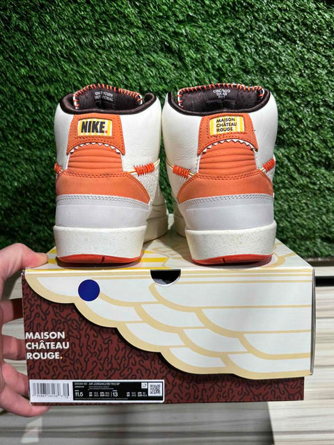Jordan 2 Retro SP Maison Chateau Rouge Sz 11.5M