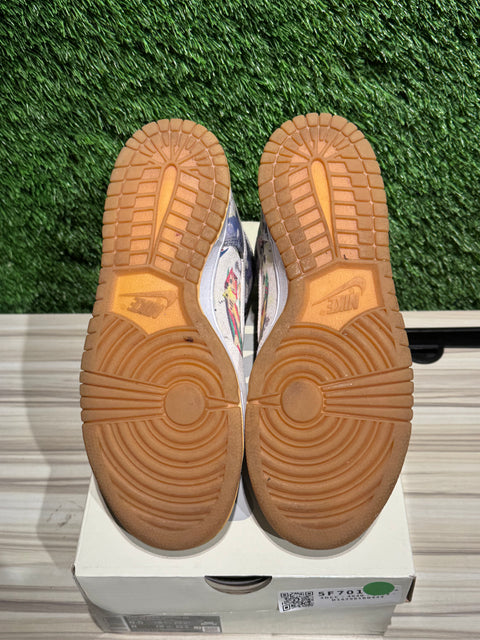 Nike SB Dunk High Supreme Rammellzee Sz 6.5M/8W