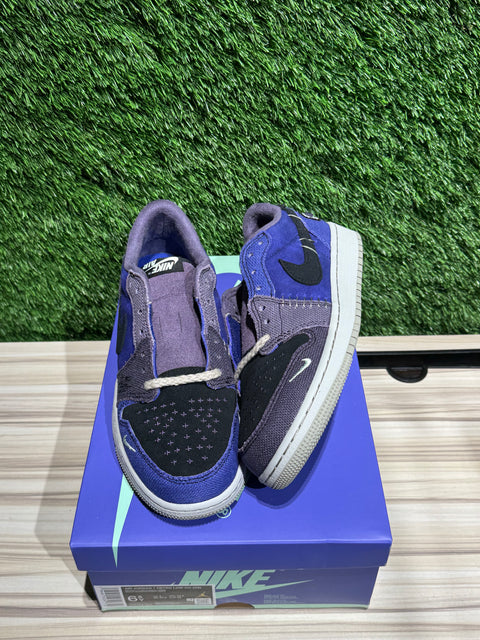 Jordan 1 Retro Low OG Zion Williamson Voodoo Alternate (GS) Sz 6.5Y