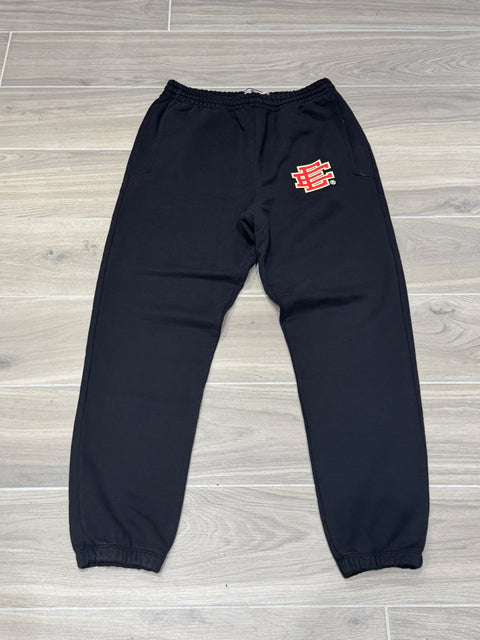 Eric Emanuel EE Basic/Core Sweatpant (FW24) Black/Red Sz XXL