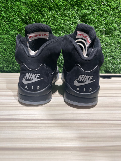 Jordan 5 Retro OG Black Metallic Reimagined Sz 7.5M