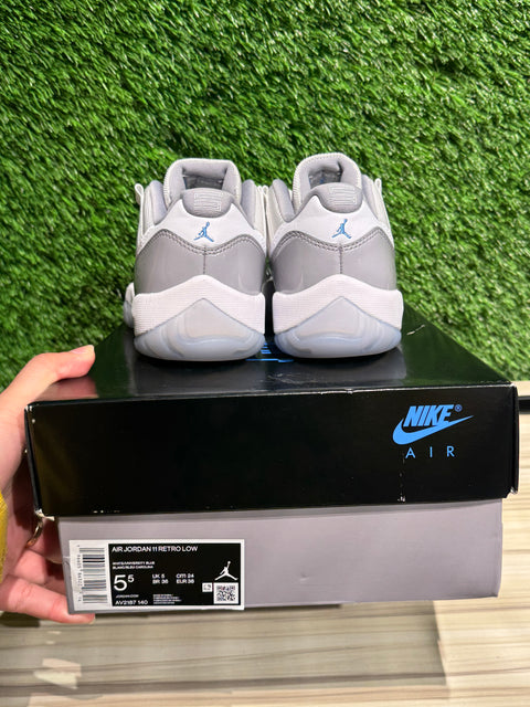 Jordan 11 Retro Low Cement Grey Sz 5.5Y/7W