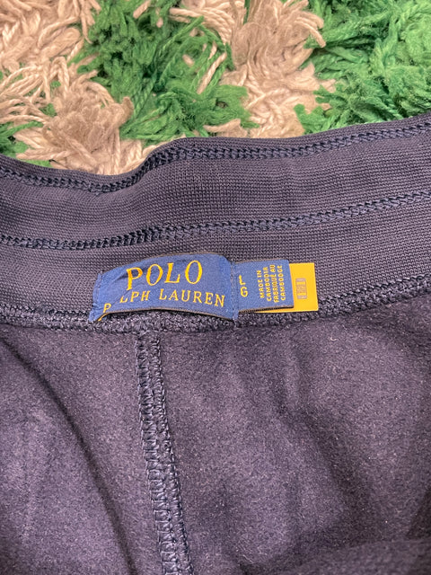 Polo Ralph Lauren Navy Fleece Jogger Pants Red Pony