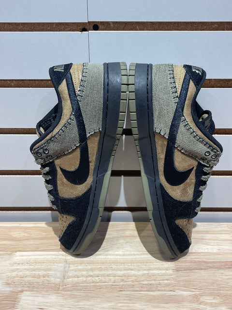 Nike Dunk Low Retro Camo Olive Sz 10