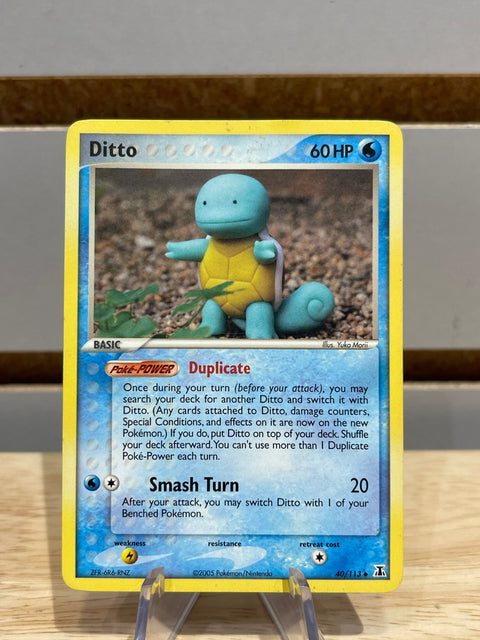 Ditto - 040/113 (Squirtle) - Pokemon EX Delta Species (DS)