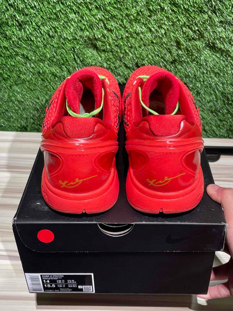 Nike Kobe 6 Protro Reverse Grinch Sz 14..