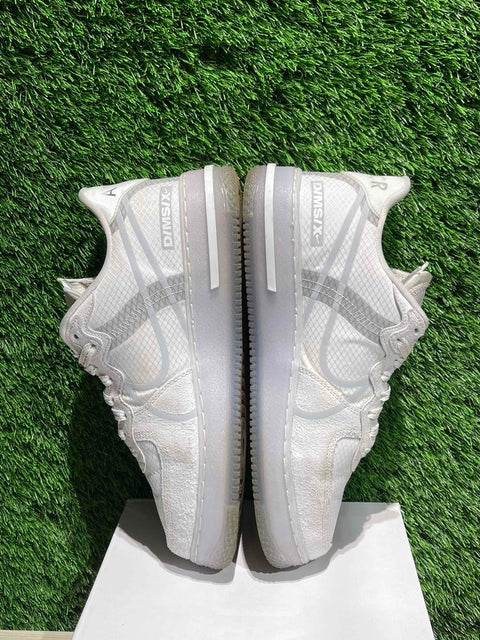 Nike Air Force 1 React White Light Bone Sz 10M