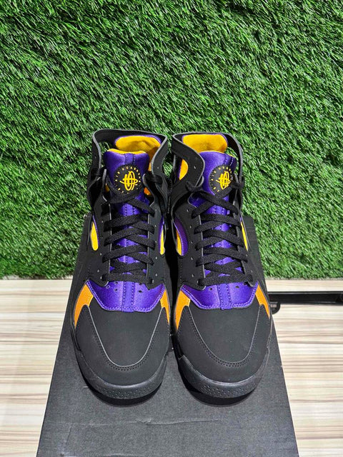 Nike Air Flight Huarache Lakers Away Sz 10M