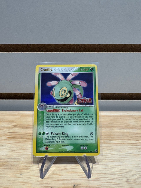 Cradily #7 - Pokemon Power Keepers (Reverse Holo)(Stamped)