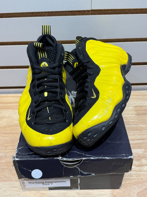 Nike Air Foamposite One Wu-Tang Optic Yellow Sz 7