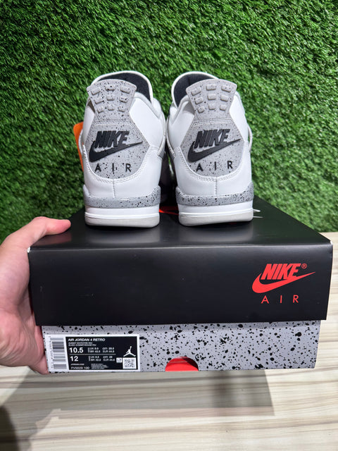 Jordan 4 Retro White Cement (2025) Sz 10.5