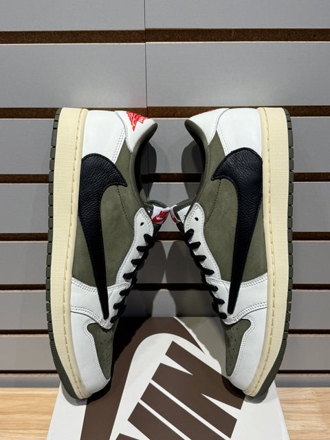 Jordan 1 Retro Low OG SP Travis Scott Medium Olive Sz 11