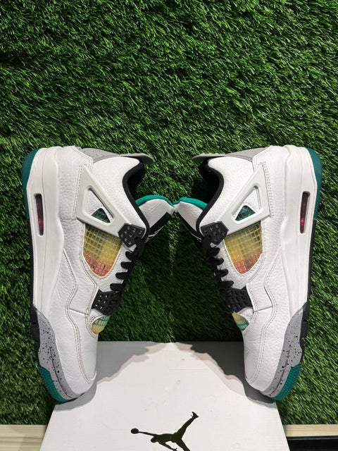 Jordan 4 Retro Lucid Green Rasta (Women's) Sz 6M