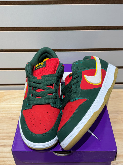 Nike SB Dunk Low Pro PRM Seattle Supersonics Sz 10