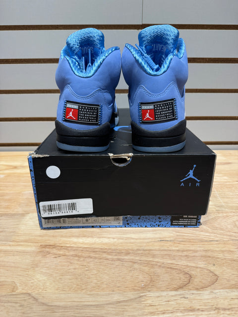 Jordan 5 Retro UNC University Blue Sz 8.5M