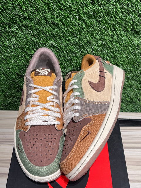 Jordan 1 Retro Low OG Zion Williamson Voodoo Sz 10M
