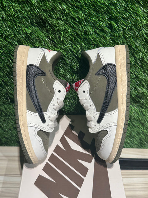 Jordan 1 Retro Low OG SP Travis Scott Medium Olive (TD) Sz 8C