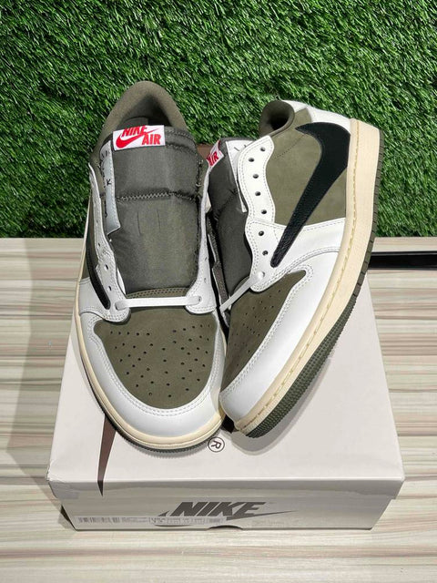 Jordan 1 Retro Low OG SP Travis Scott Medium Olive Sz 13.