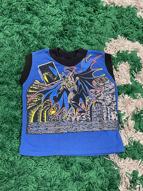 Vintage Kids Batman 1991 Gotham City Sleeveless Shirt