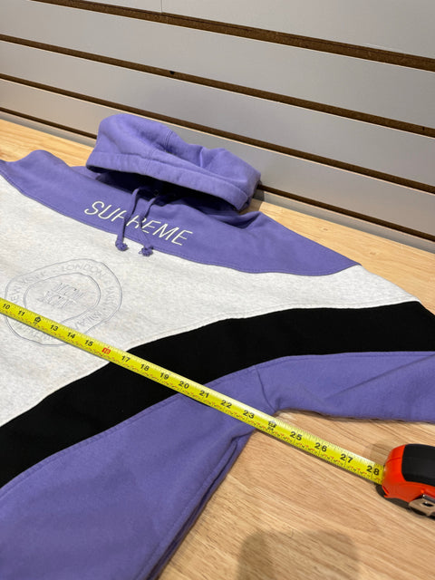Supreme Milan Hooded Sweatshirt Light Violet Sz Small