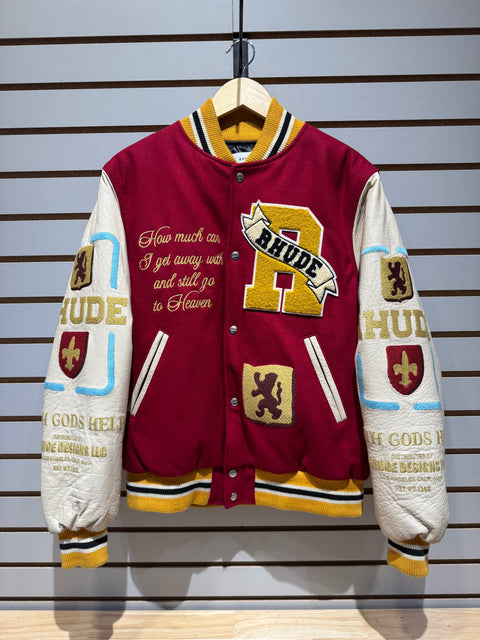 Rhude x Mr. Porter "Le Valley" Varsity Jacket Size Large