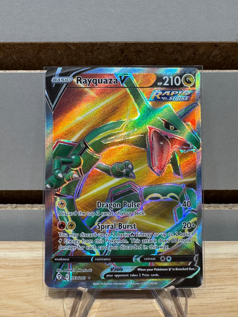 Rayquaza V (Full Art) - SWSH07: Evolving Skies (SWSH07) Pokemon