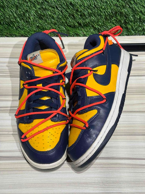 Nike Dunk Low Off-White University Gold Sz 5.5M/7W
