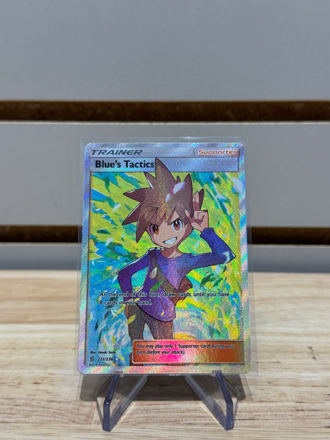 Blue's Tactics (Full Art) - Pokemon SM - Unified Minds (SM11)