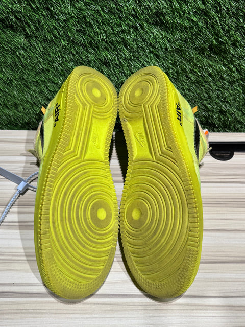 Nike Air Force 1 Low Off-White Volt Sz 13