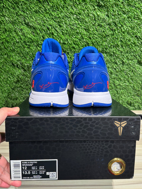 Nike Kobe 6 Protro Dodgers Sz 12M