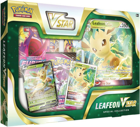 Pokémon TCG Sword & Shield Leafeon VSTAR Special Collection Box
