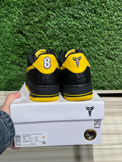 Nike Air Force 1 Low Kobe Bryant Lakers Away (Numbered Edition of 8000) Sz 12M