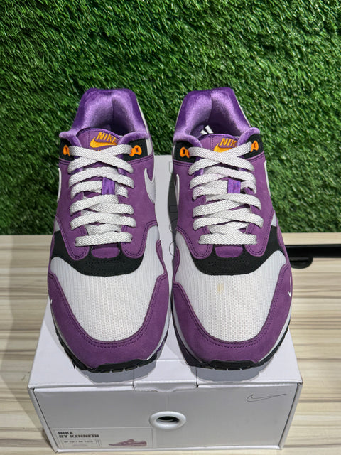 Purple Suede Nike Air Max 1 By You Sz 10.5M/12W