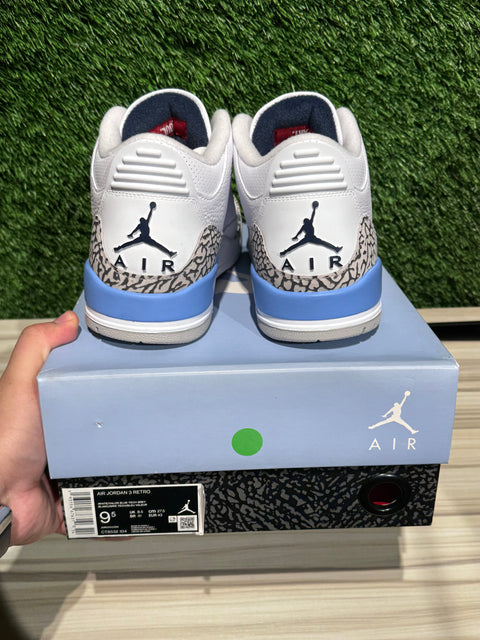 Jordan 3 Retro UNC (2020) Sz 9.5M
