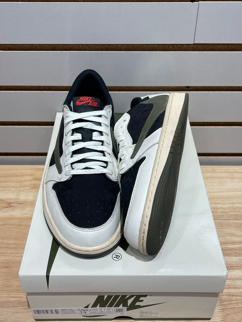 Jordan 1 Retro Low OG SP Travis Scott Olive (Women's) Sz 11.5M