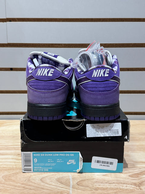 Nike SB Dunk Low Concepts Purple Lobster Sz 9M