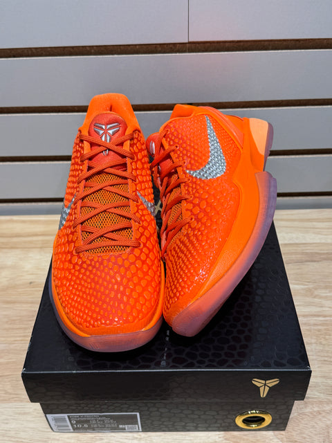 Nike Kobe 6 Protro Total Orange Sz 9