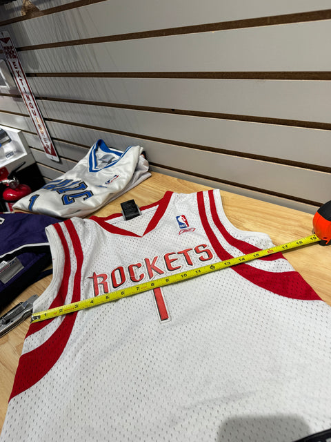 Vintage 2000s Kids Reebok Houston Rockets Tracy McGrady #1 Jersey Sz M