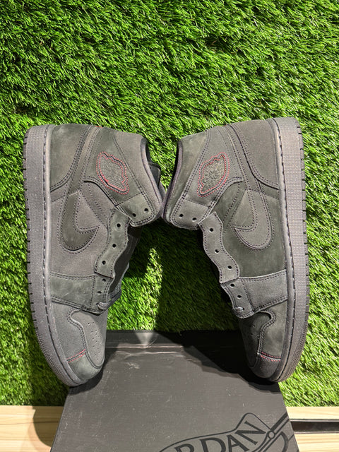 Jordan 1 Mid SE Craft Dark Smoke Red Sz 10M