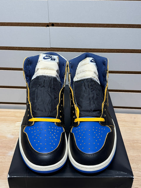 Jordan 1 Retro High OG SP Fragment x Union LA Sport Royal Sz 12