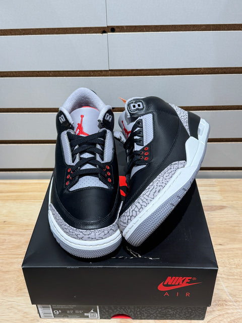 Jordan 3 Retro OG Black Cement (2024) Sz 9.5