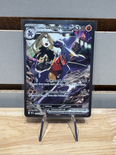 Pokémon Cynthia's Garchomp ex - 232/182 - SV10: Destined Rivals (DRI)