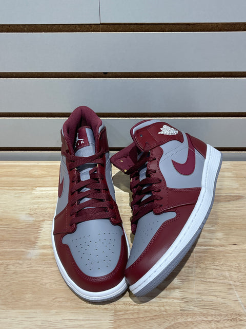 Jordan 1 Mid Cherrywood Red Sz 10.5