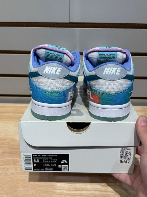 Nike SB Dunk Low Futura Laboratories Bleached Aqua Sz 6.5