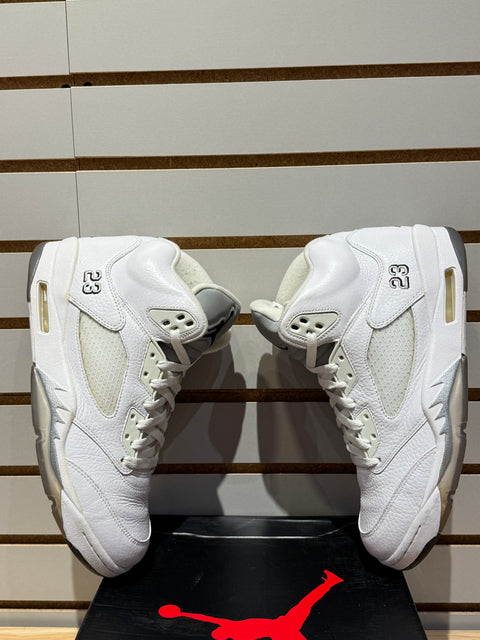 Jordan 5 Retro Metallic White (2015) Sz 10