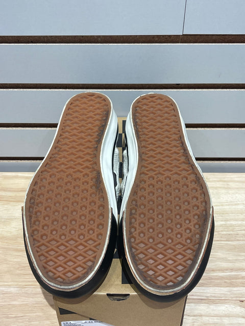 Vans LX Authentic 44 Shell Knit Black Egret Sz 8.5