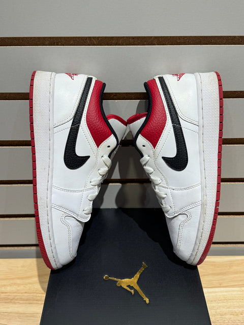 Jordan 1 Low White Gym Red (GS) Sz 7Y